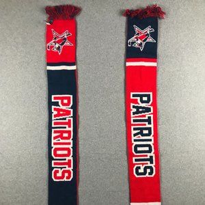Prep Gear Knit Scarf New England Patriots Winter Outdoor Football NFL Lot of 2